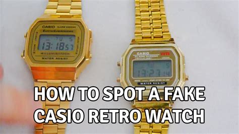 how to spot a fake gold casio watch|how to tell if a watch is real.